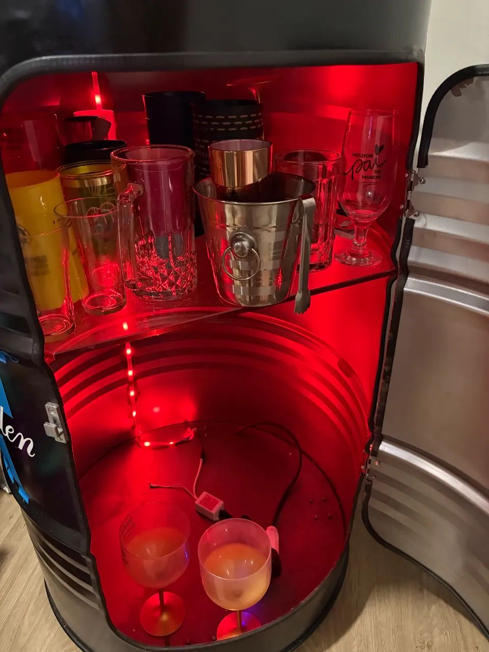 Vendo Tambor personalizado com porta e led - Foto 4