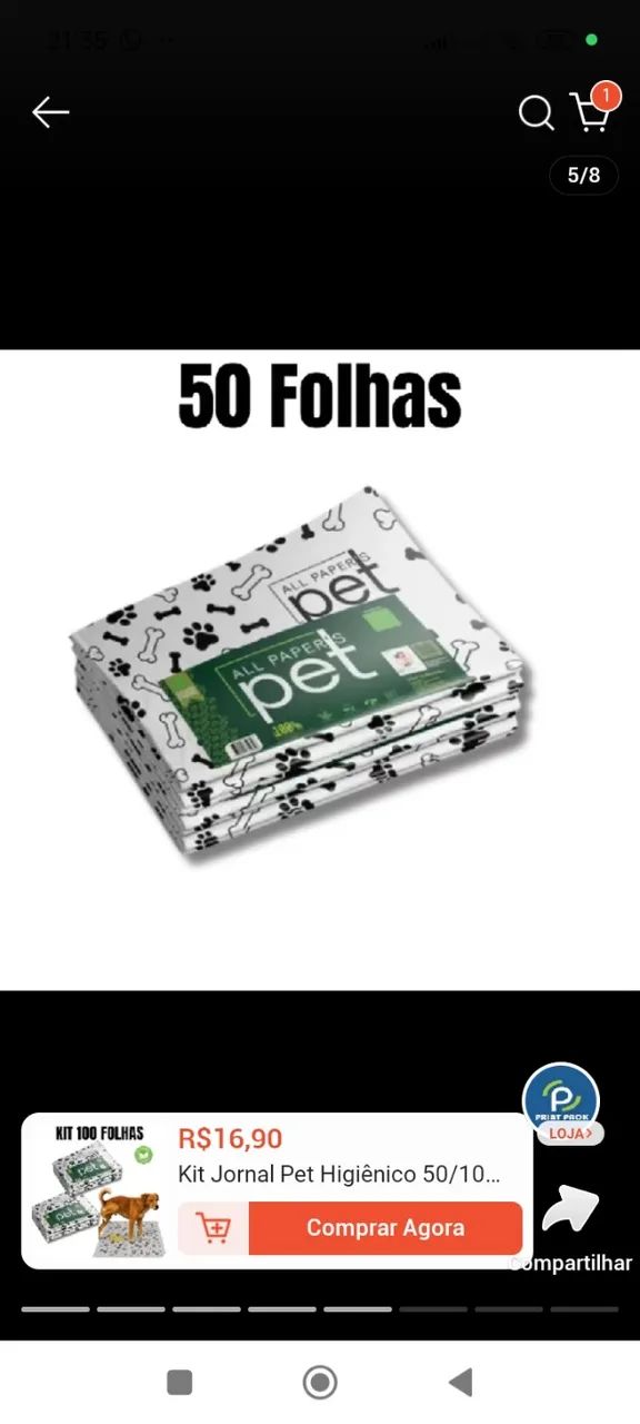 Jornal para pets 