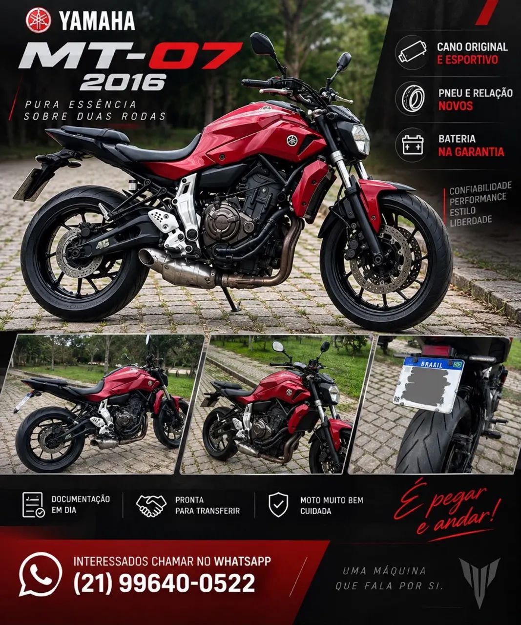 Vendo Yamaha MT07