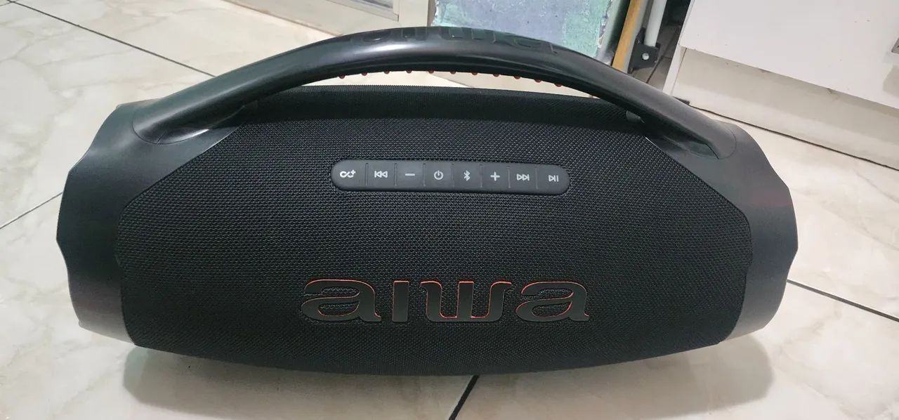 Caixa de som Bluetooth boom box aiwa