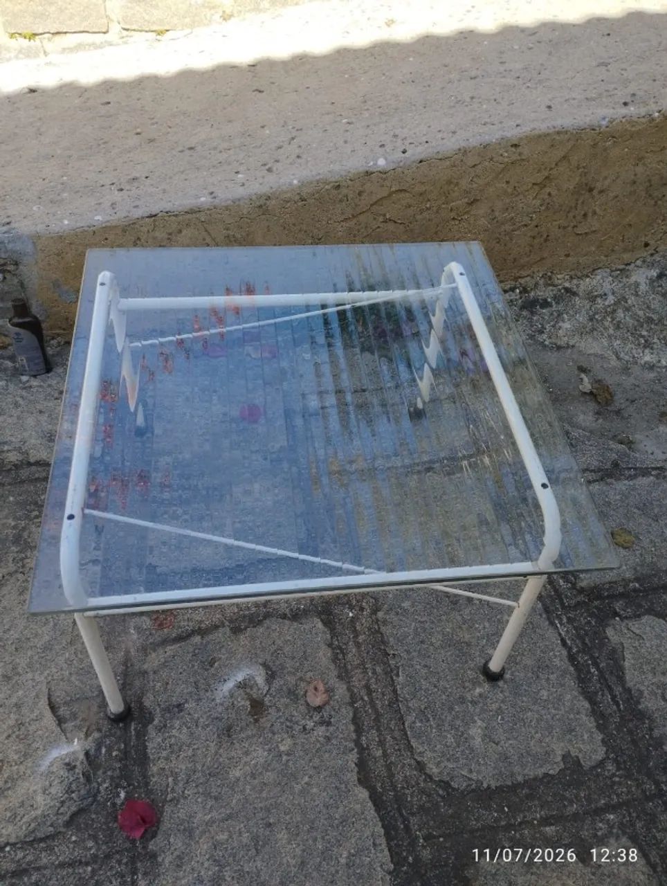 Mesinha com tampo de vidro  - Foto 2