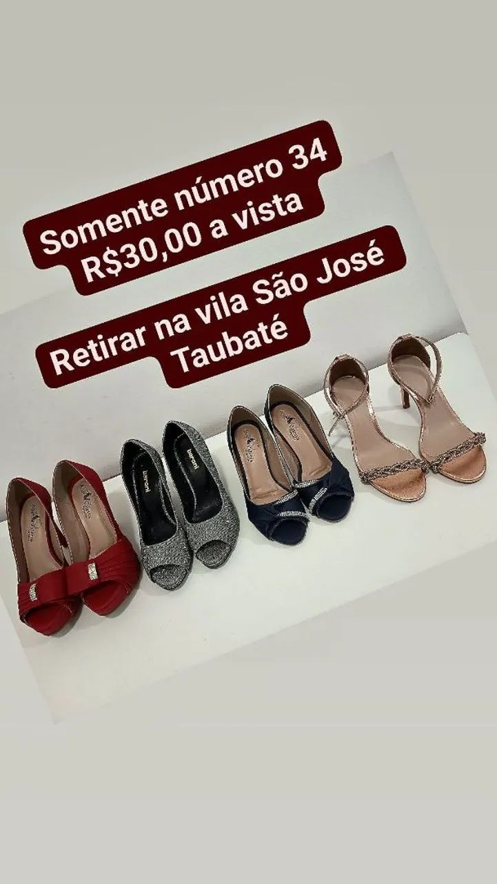 Sapatos novos N34
