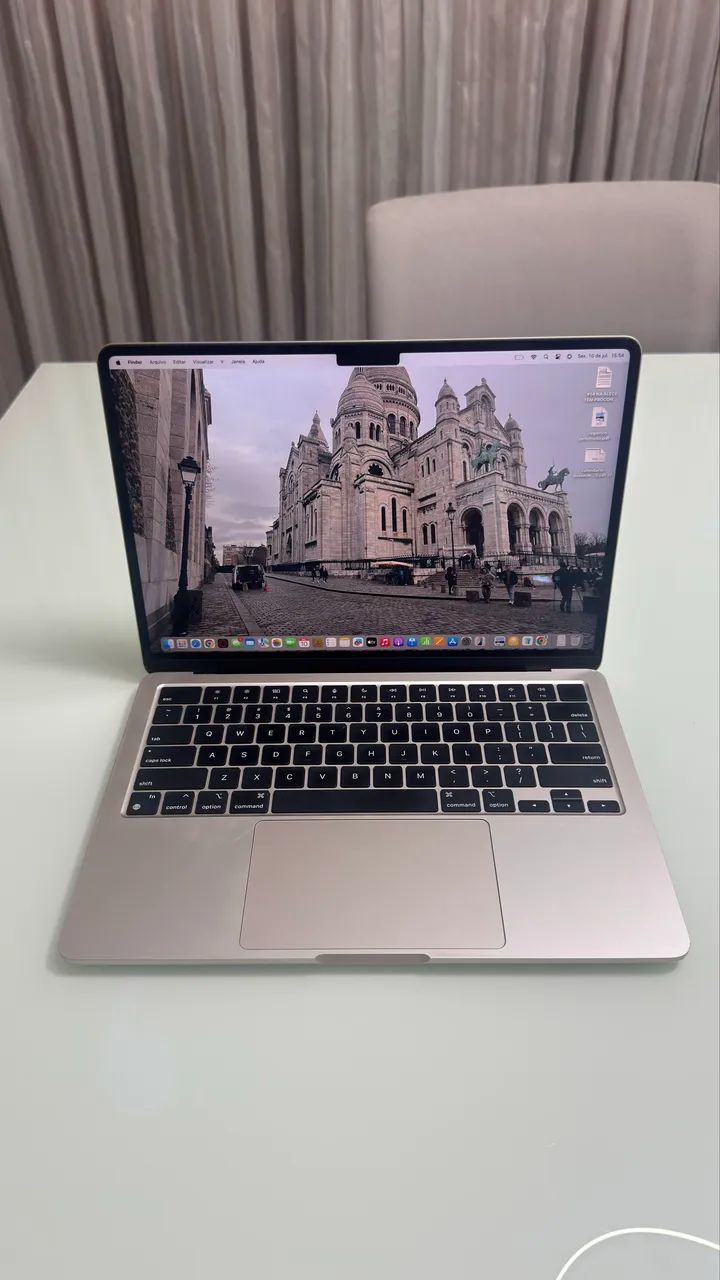 【美品・BT98％】Macbook Air 2022 M2 16GB/256GB MACBOOK AIR M2 2022 256GB BATERIA 98% -APENAS 33 CICLOS