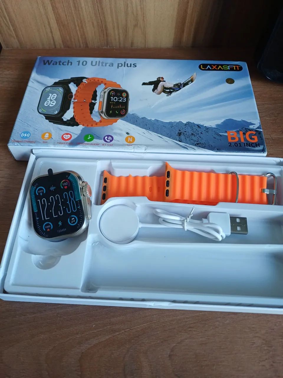 SMARTWATCH ULTRA COM PULSEIRA EXTRA  - Foto 3