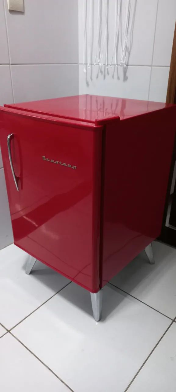 Frigobar Retro Brastemp 76L Vermelho - Foto 3