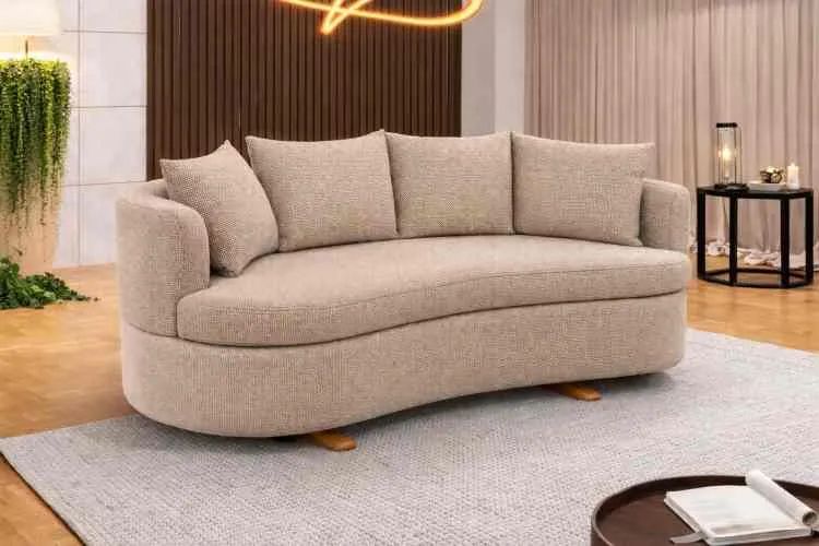 Sofá Orgânico 2,00m Boucle s55