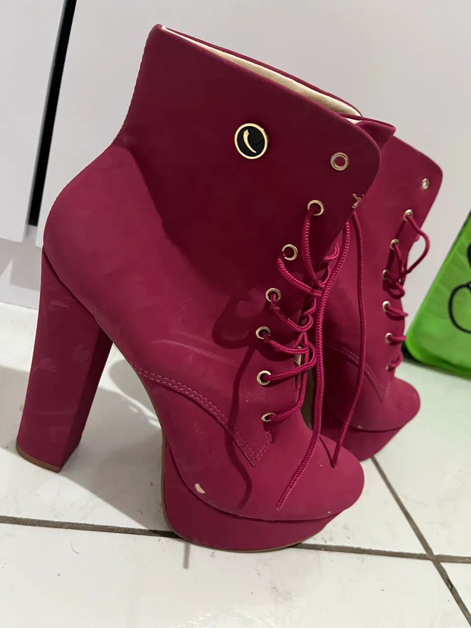 Bota rosa Sal e Pimenta - Foto 5
