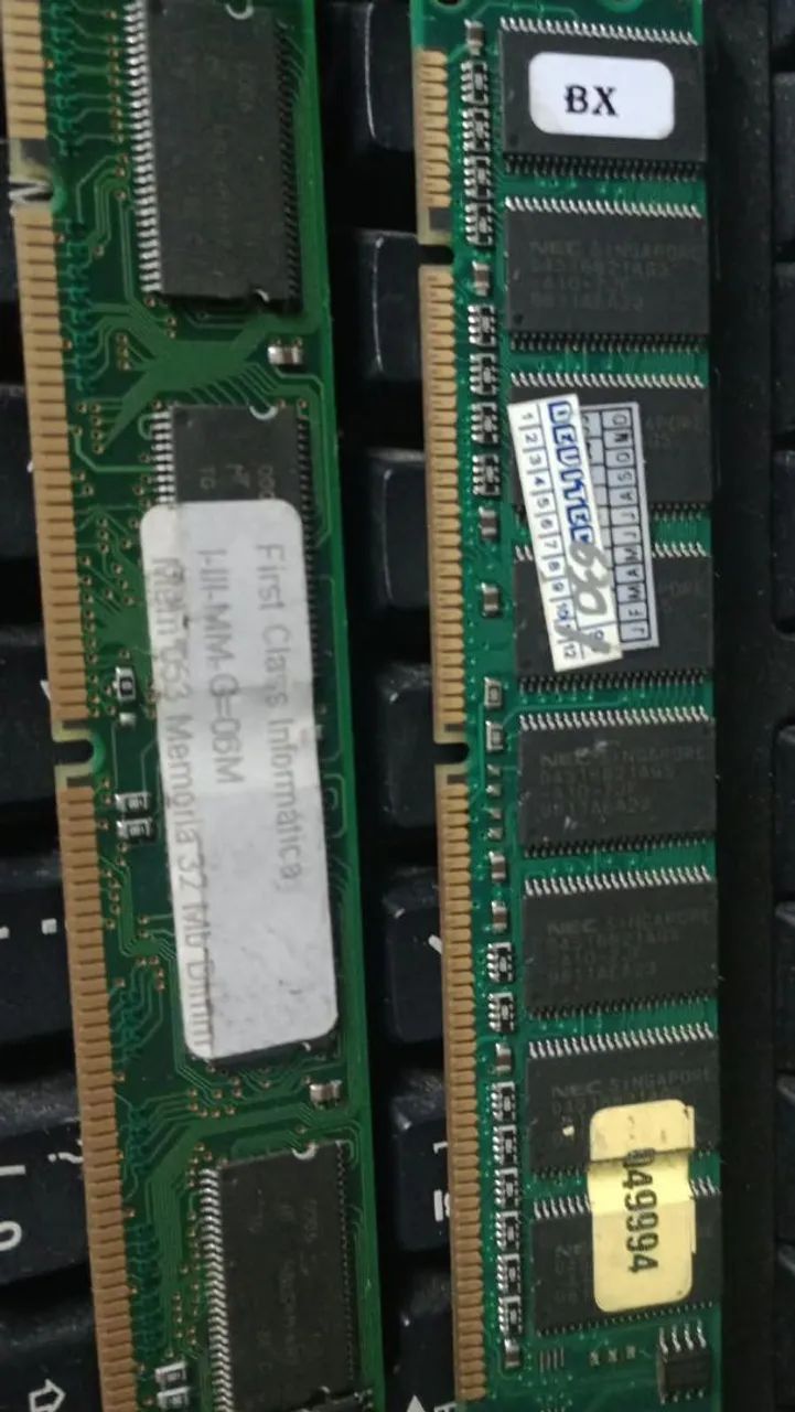 Memória DIMM Desktop PC Antigo 32mb