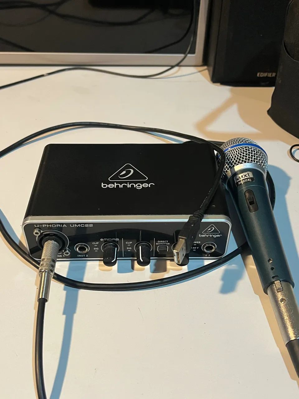  Interface Behringer UMC22 NOVA ? na caixa! - Foto 4