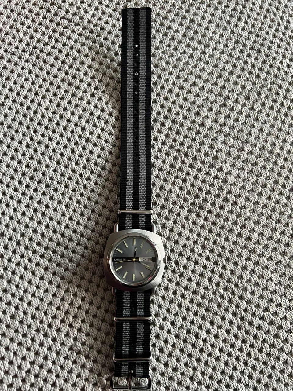Relógio pulso pulseira tecido 