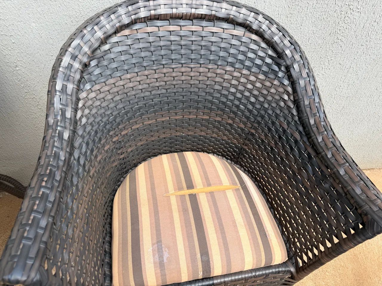 Kit cadeiras de fibra área externa  - Foto 3
