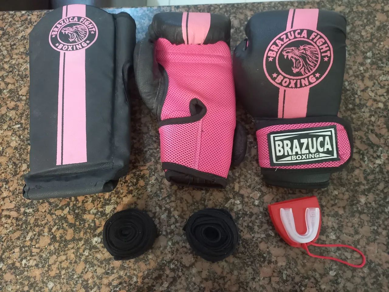 Kit Muay Thay rosa Brazuca  - Foto 4