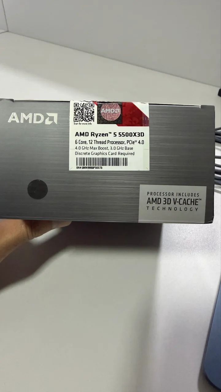 Processador AMD Ryzen 5 5500X3D com Nota Fiscal - Foto 2