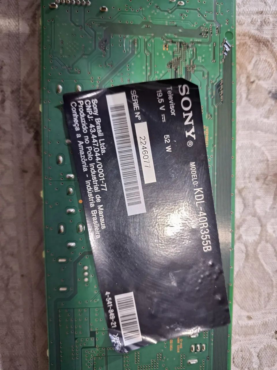 placa principal sony kdl40r355b - Foto 3
