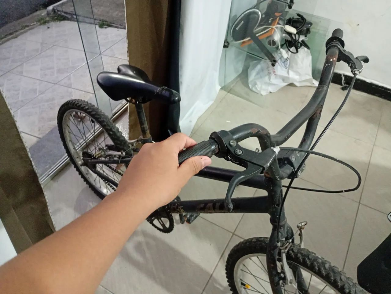 Bicicleta aro 20 calor usada  - Foto 3