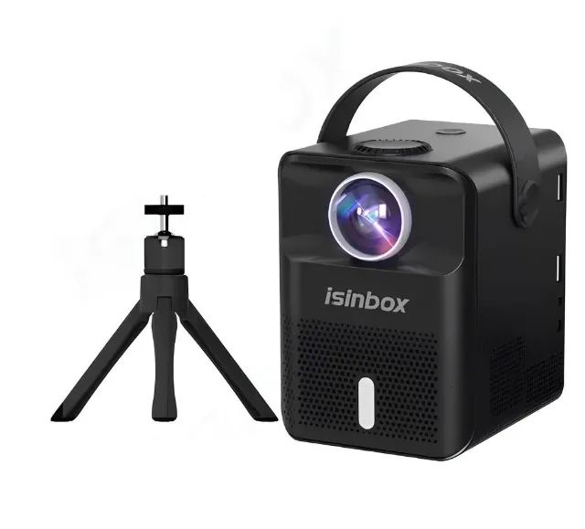 Projetor ISINBOX X8 (Android, WiFi, 5G) + Tripé