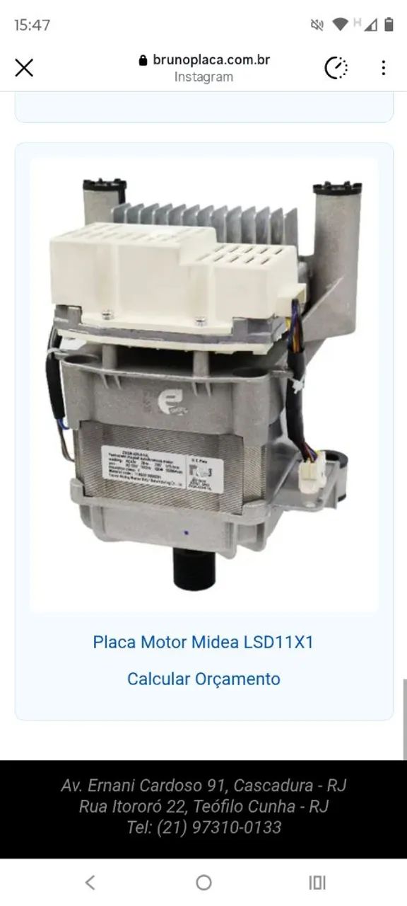 Reparo de Motor Midea