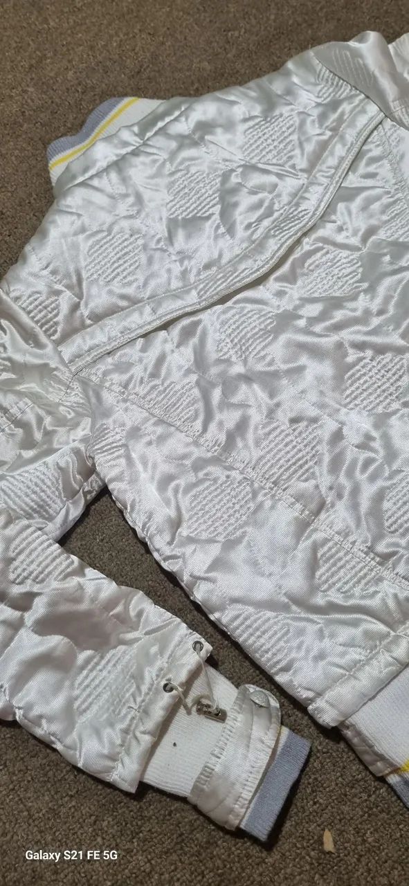 Casaco puff branco M maravilhoso - Foto 2