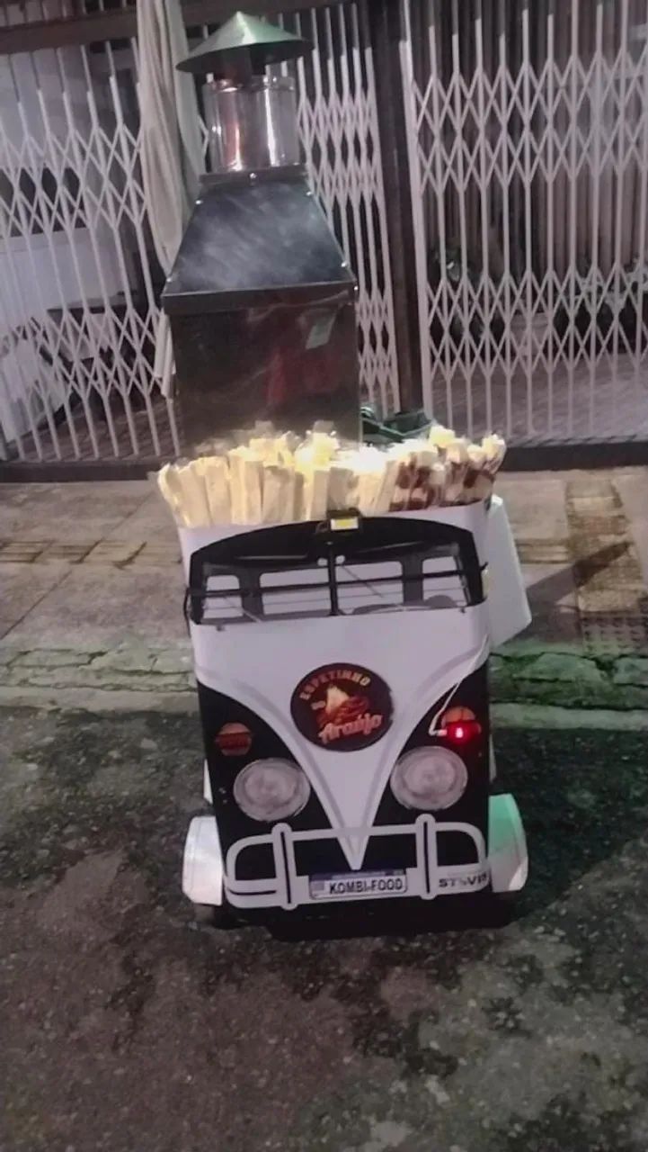 Carrinho de espetinho  e queijo  - Foto 3
