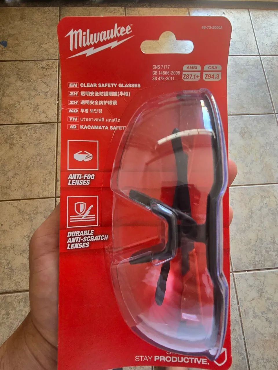 Óculos de proteção Milwalkee