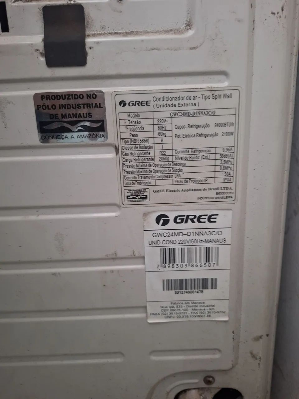 Ar condicionado Split Gree 24.000btus - Foto 2