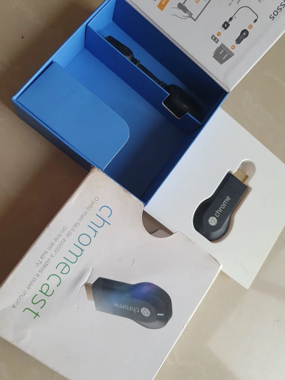 Google Chromecast 1th original usado na caixa  - Foto 3