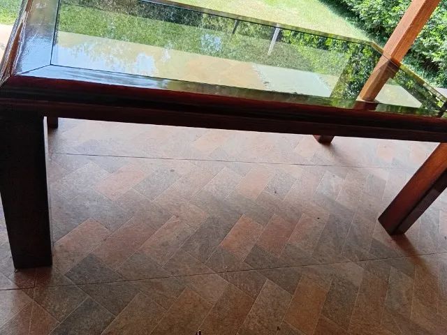 Linda mesa madeira maciça  - Foto 4