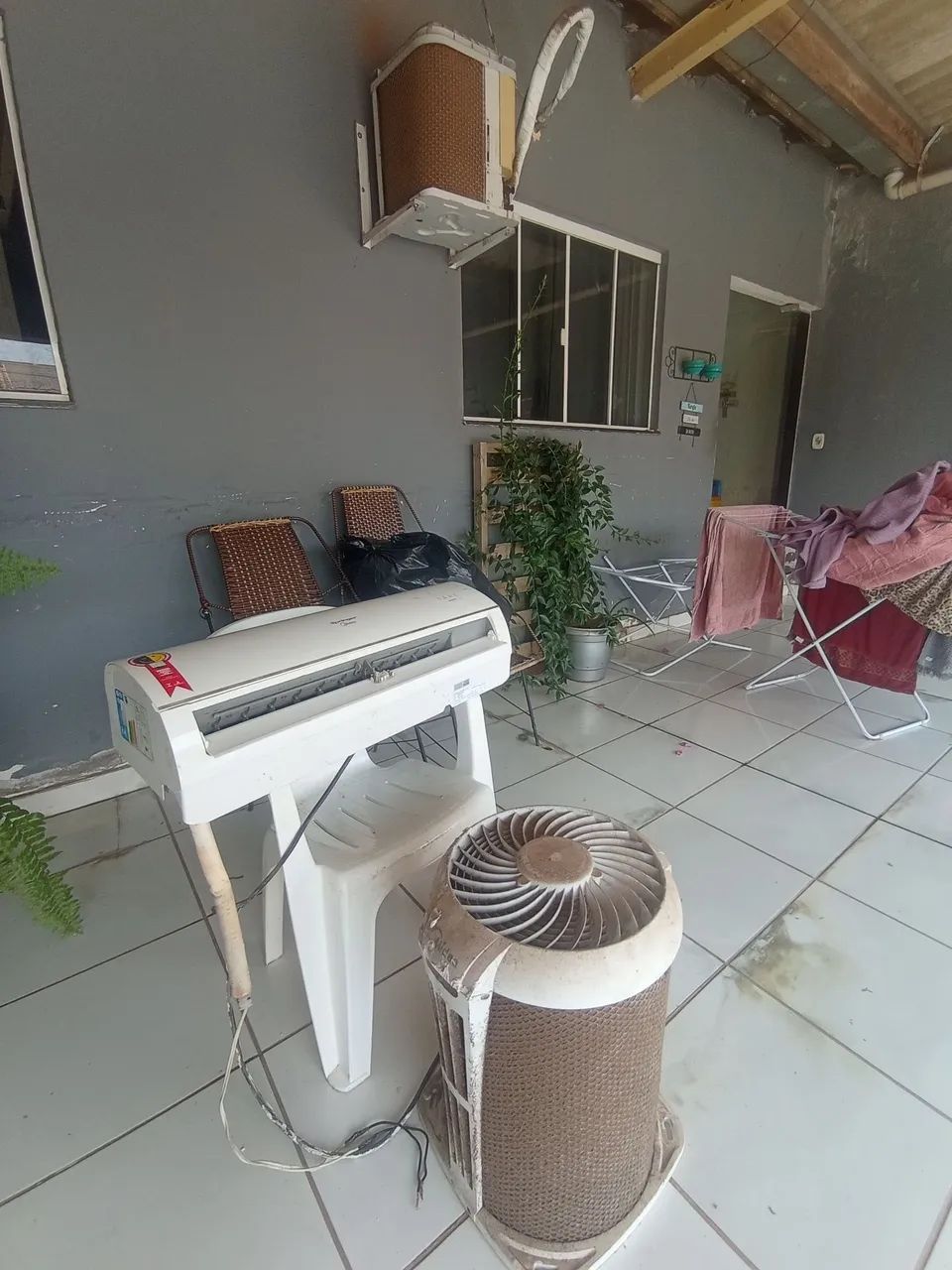 Ar condicionado instalação + troca de endereço 