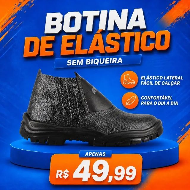 Botina de Elástico sem Biqueira