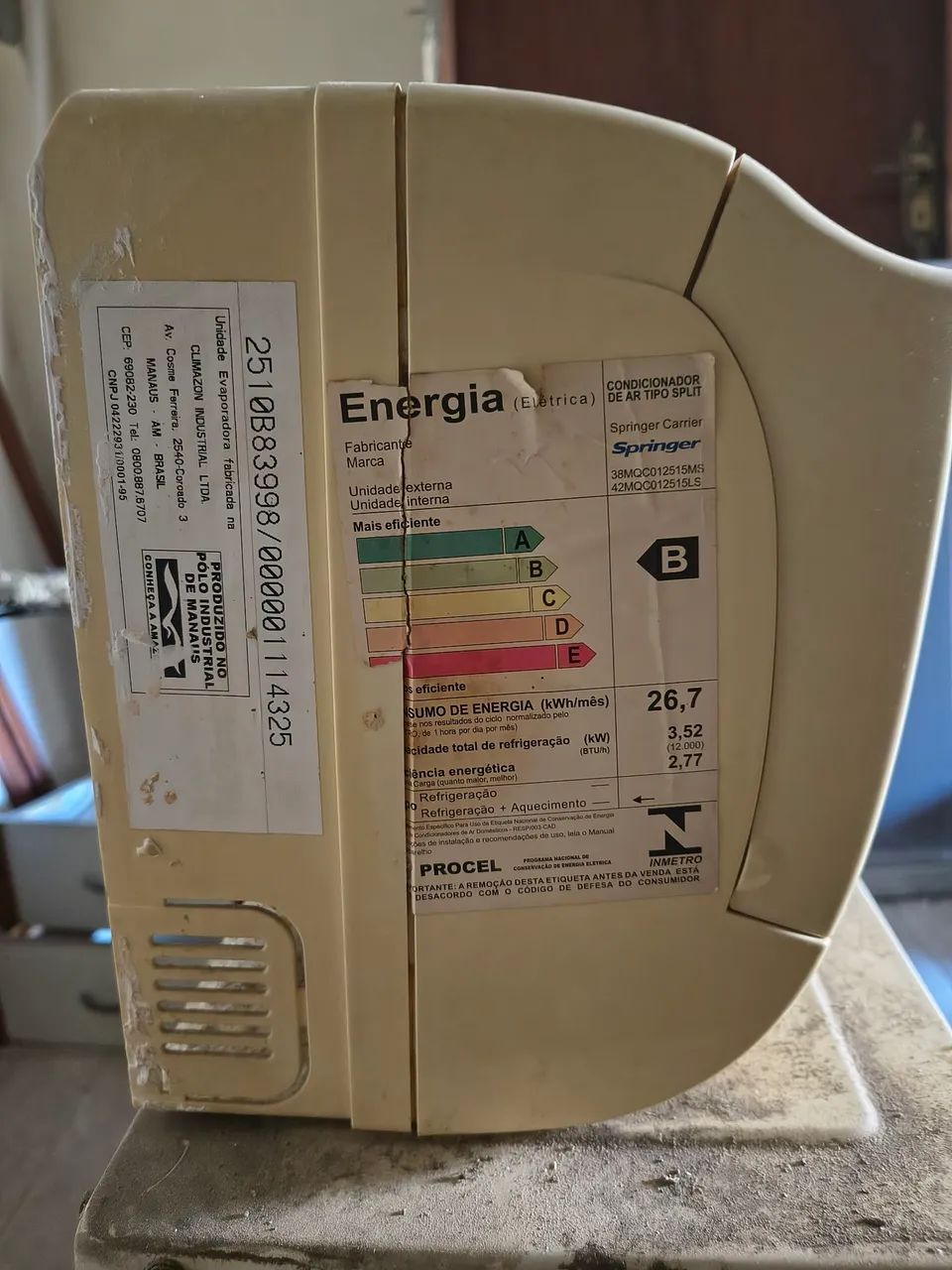 Ar Split Springer 12000btus 220V - Foto 2