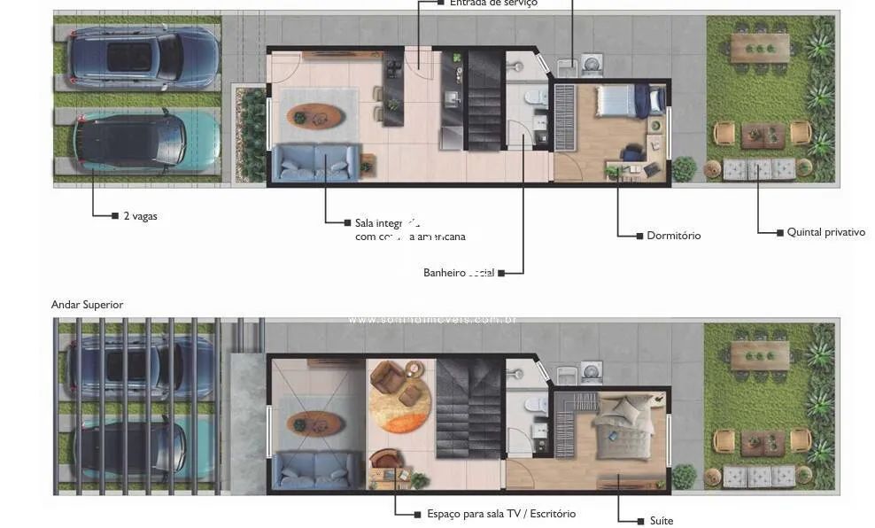 CASA TÉRRREA E SOBRADO EM CONDOMINIO NA PLANTA BJP/SP - Foto 5
