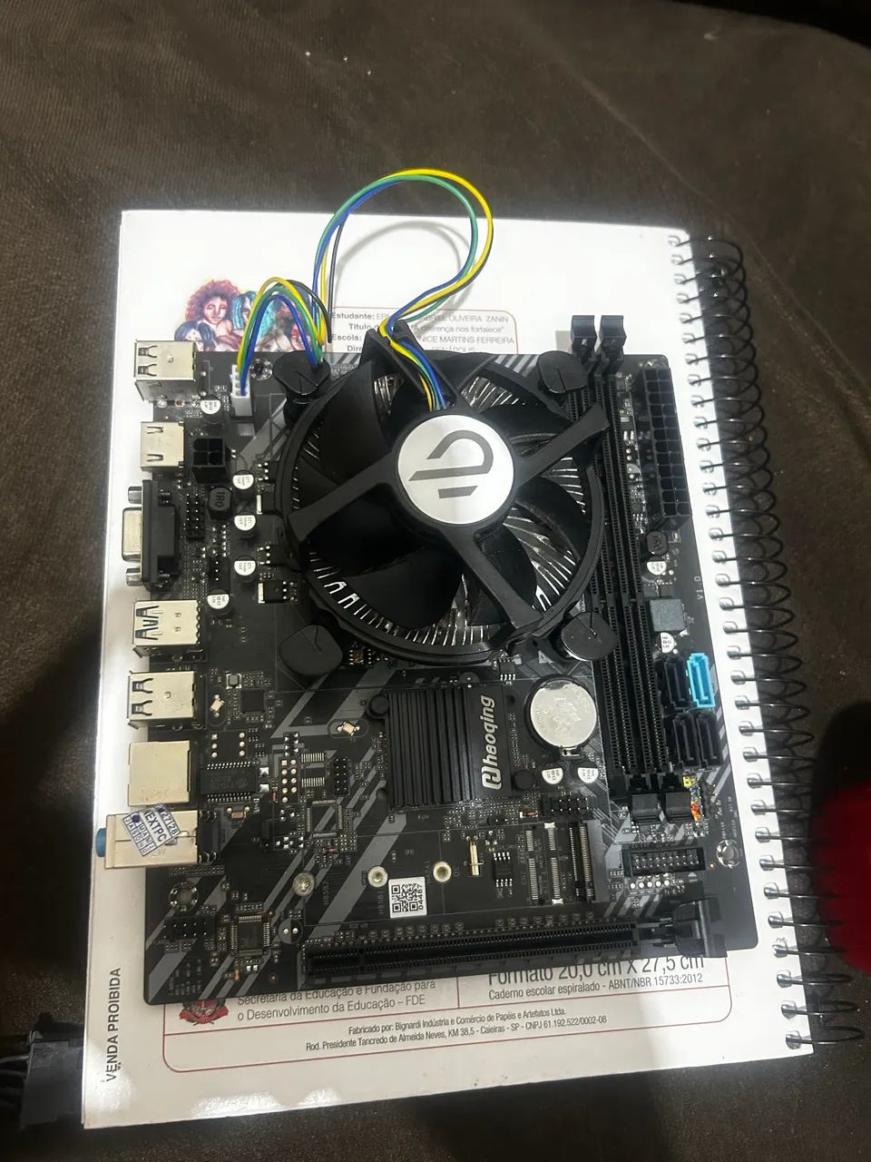 Placa mãe e processador i5 e fonte de 500w