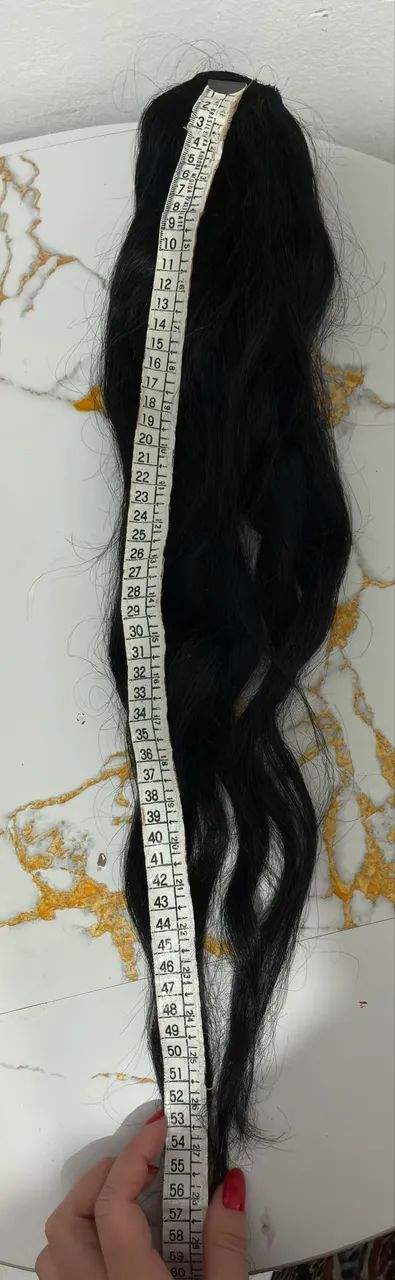 Cabelo humano - aplique tictac 55cm - Foto 2