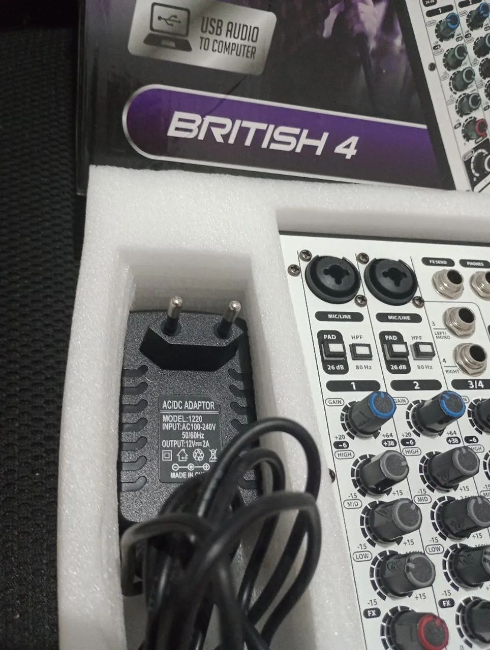 Mesa de Som Waldman British 4 Nova  - Foto 2