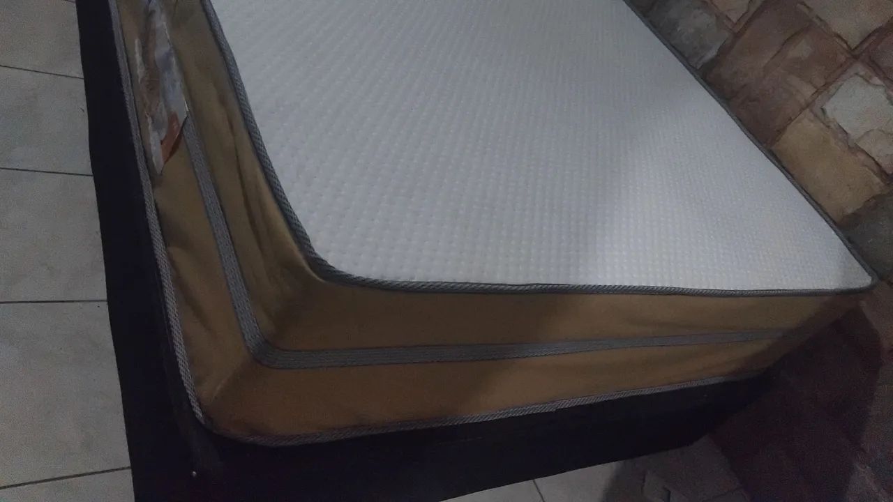 Cama casal nova com a base  - Foto 3