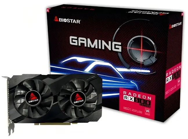 Placa de Vídeo Biostar AMD Radeon RX480, 8GB