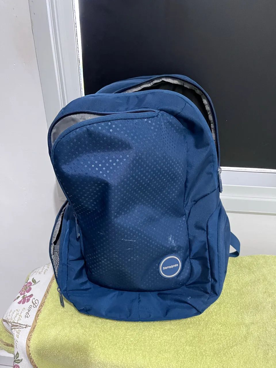 Mochila Azul Sansonite - Foto 2