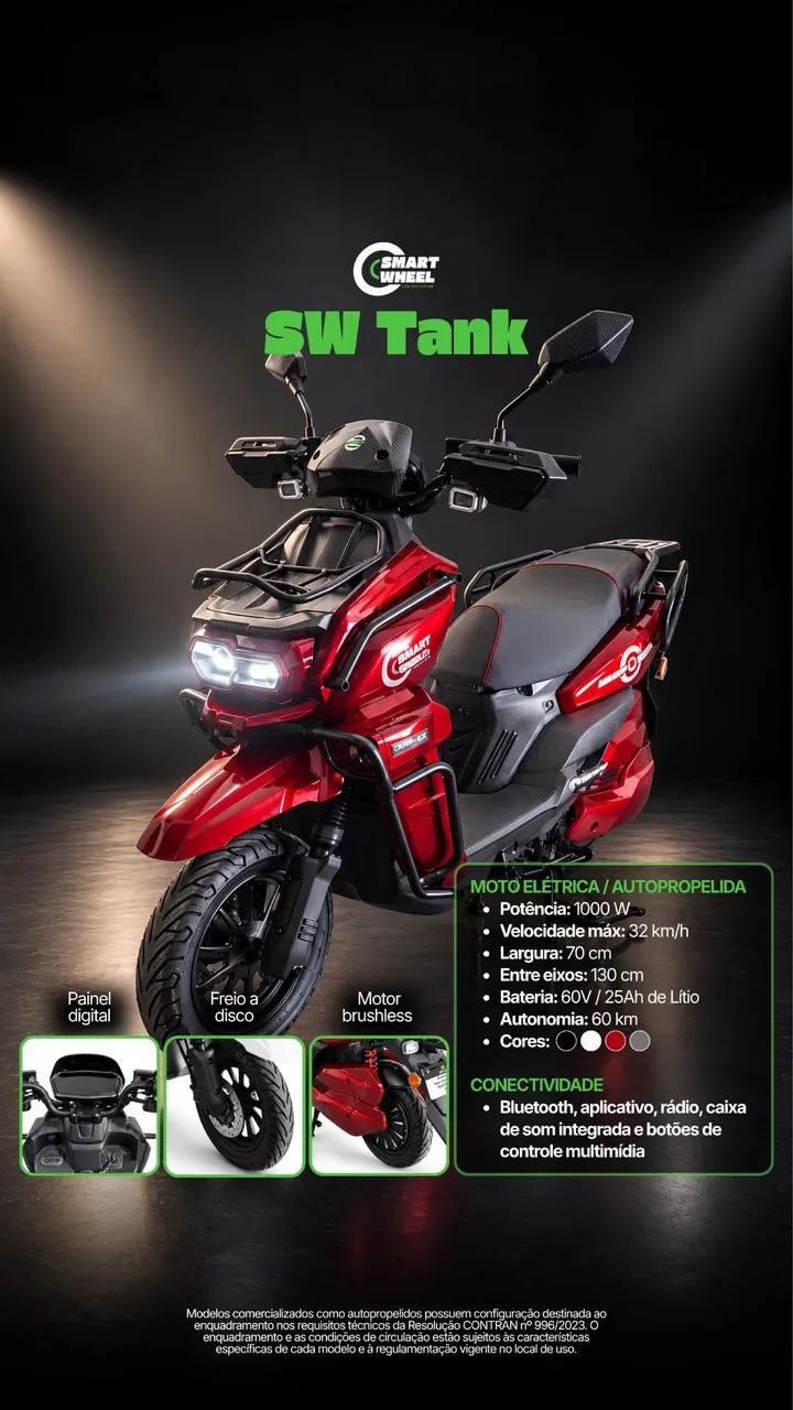 Moto SW TANK SMART WHEEL - Foto 2