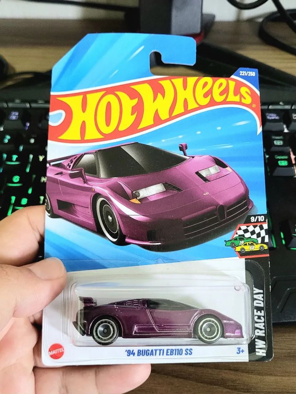 Hot Wheels Bugatti EB110 Super Treasure Hunt 