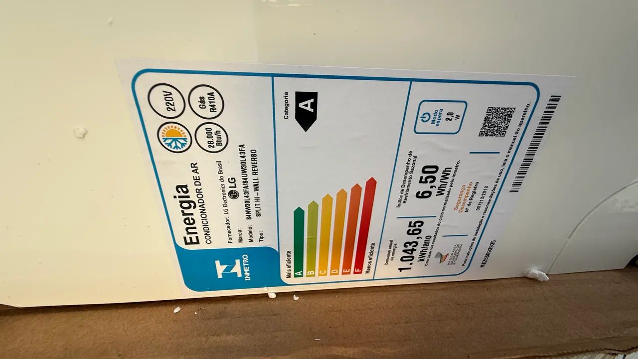 Ar condicionado split 30mil btus LG inverte 220v zerado  - Foto 2