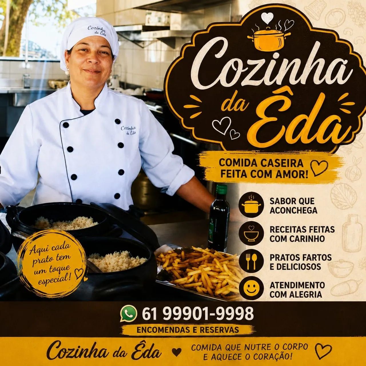 Buffet para Confraternizações, Aniversários e Personal Chef - Cozinha da Êda