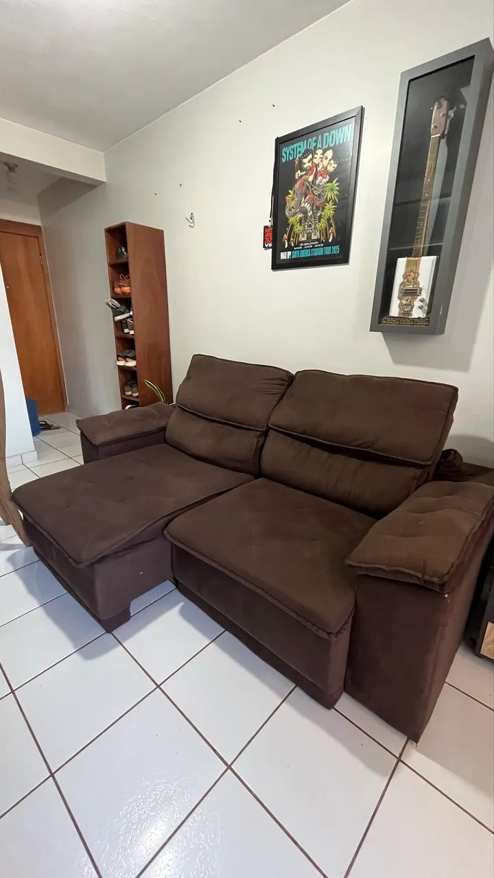 Sofá Retrátil 3 Lugares