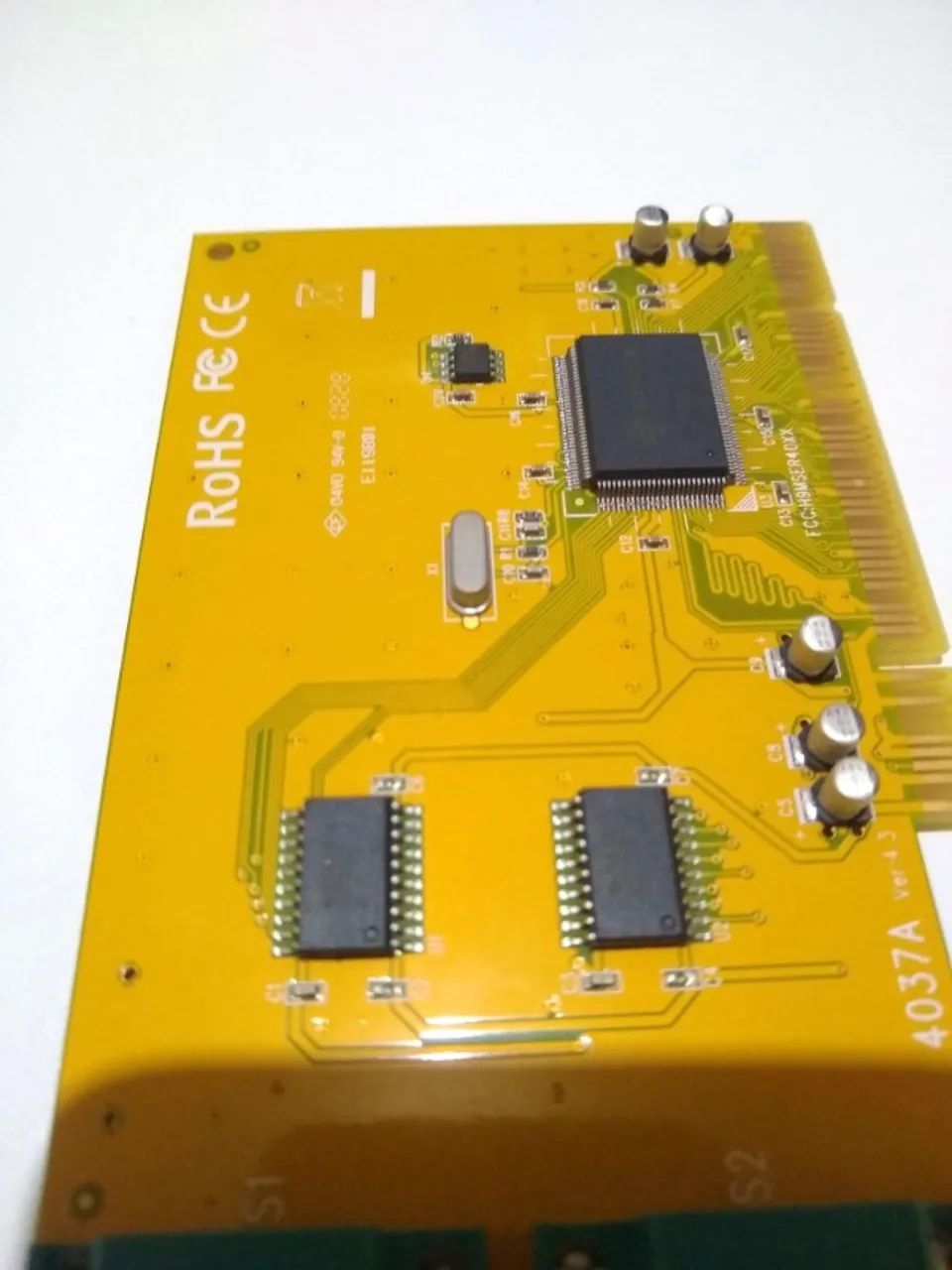 Placa Serial ISA SUNIX 2 Portas RS-232 Retro Vintage Para PCs Antigos - Foto 3