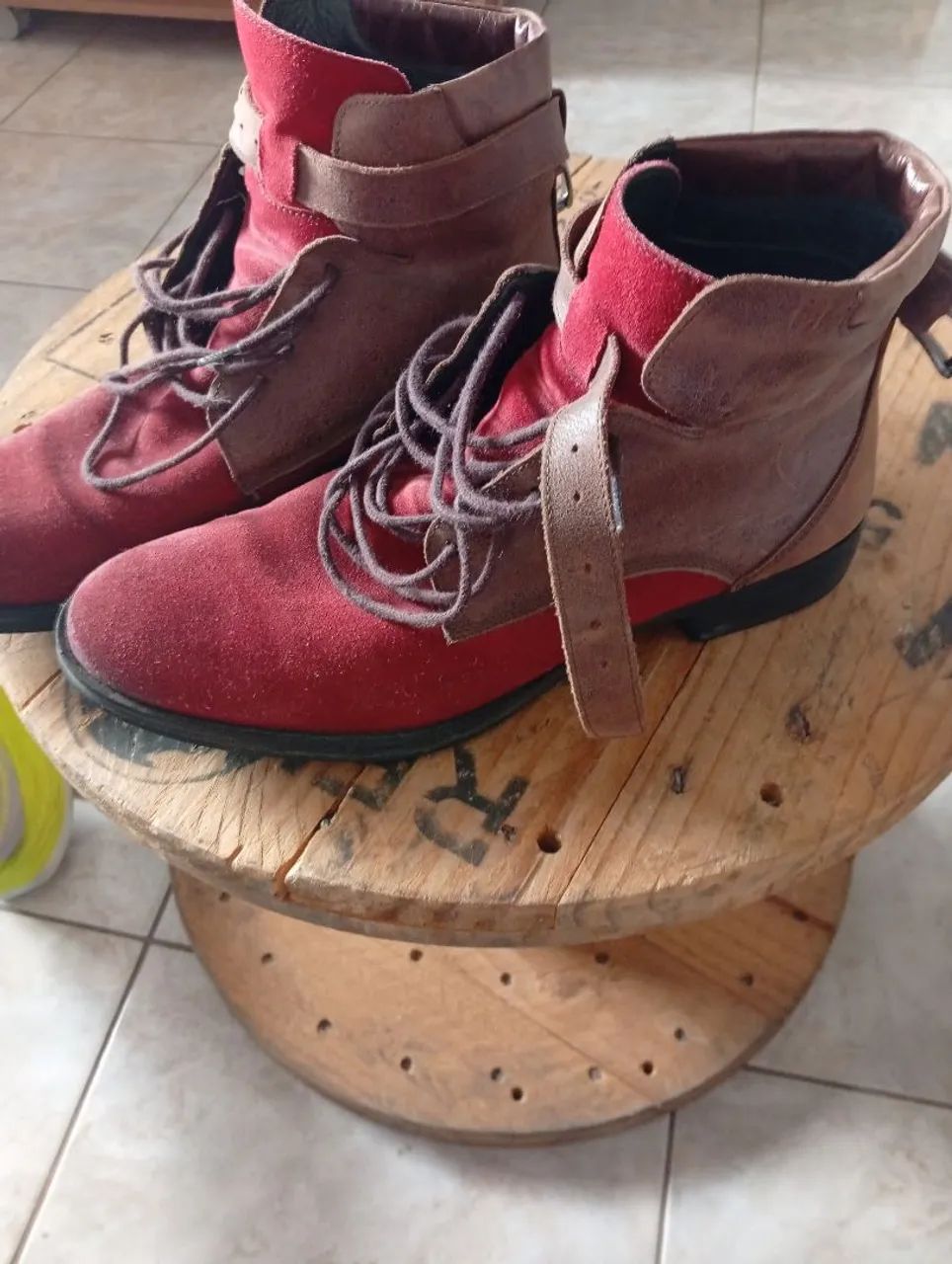 Bota de couro  - Foto 5