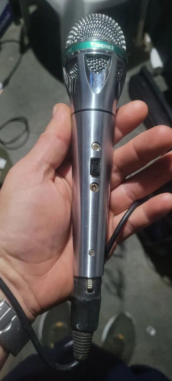 Microfone vídeoke vmp 3700 raridade