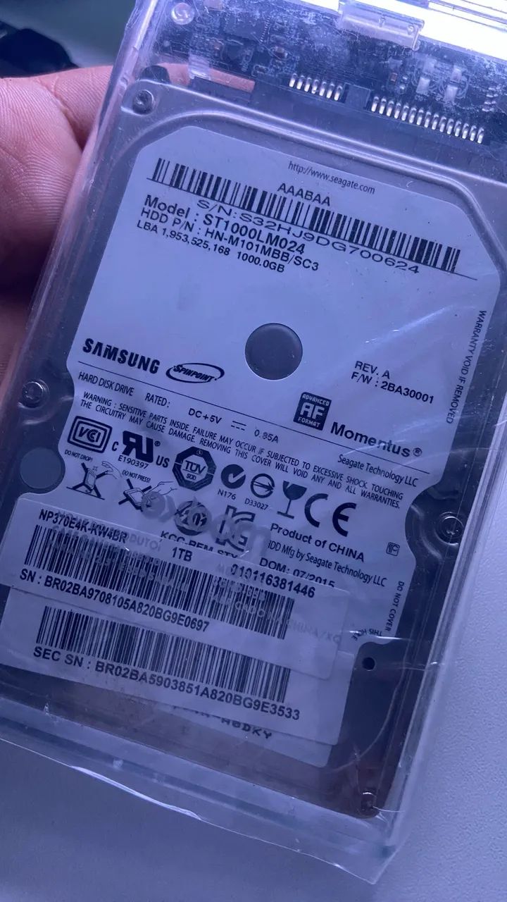 HD DE 1 TB SAMSUNG 