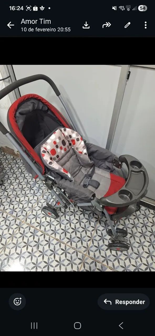 Carrinho de bebê Cosco 