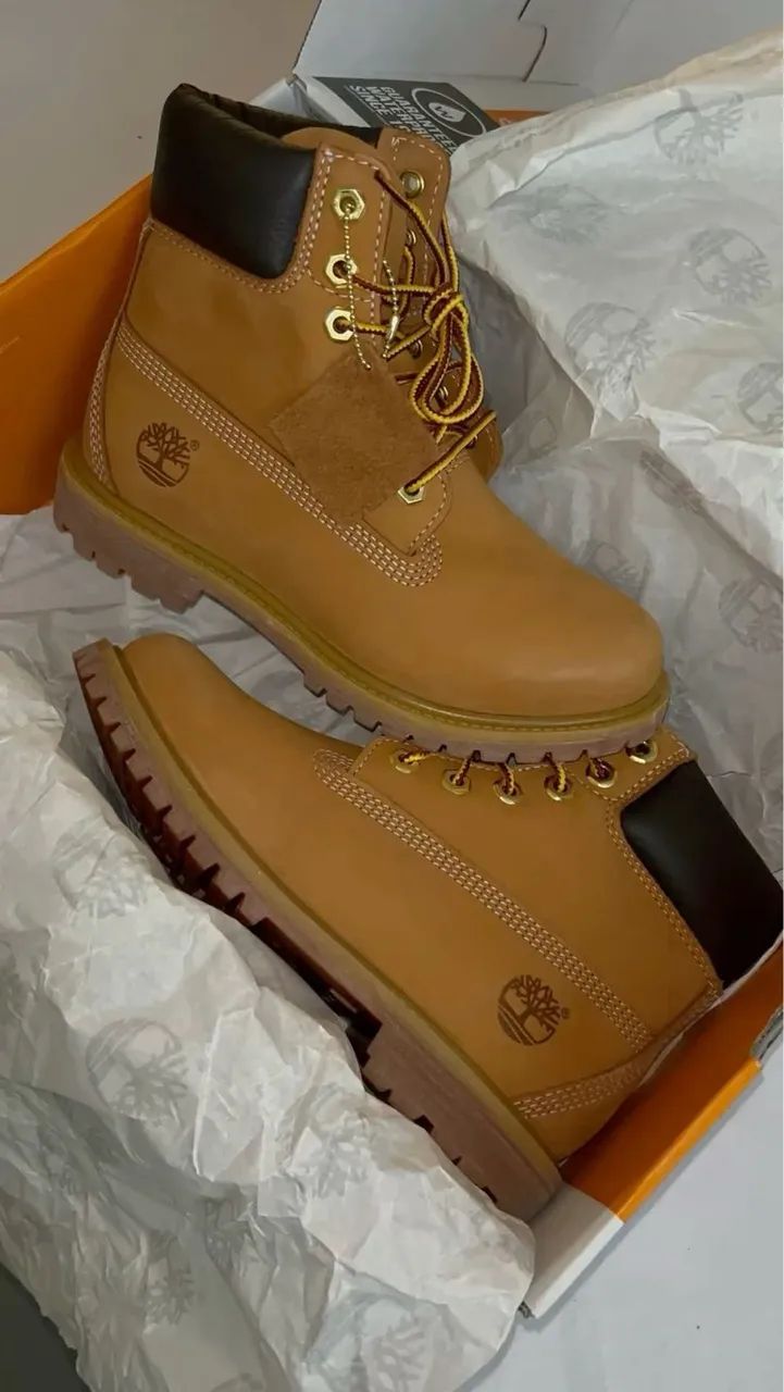 Bota timberland qualidade impecável