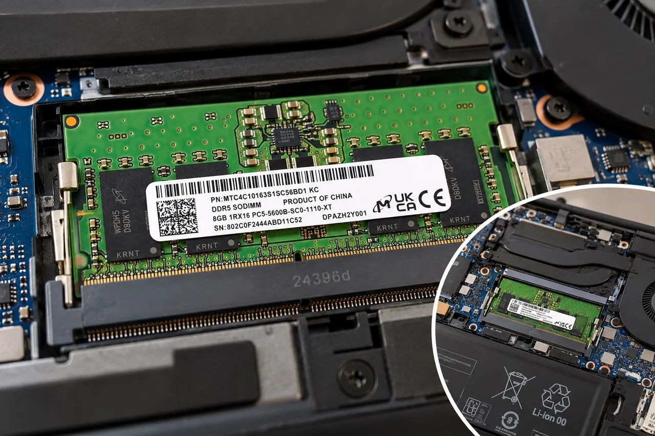 Memória ram 8gb DDR5 Notebook - Foto 2