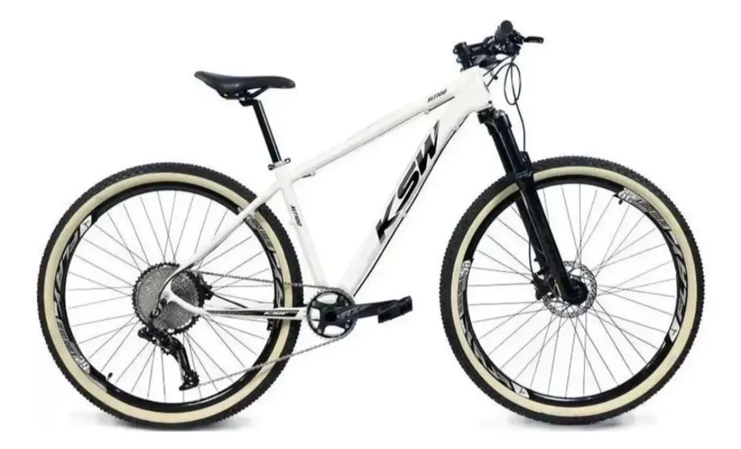 Bicicleta aro 29 Ksw 1 Por 9v Hidráulico Com Trava E K7 11/40